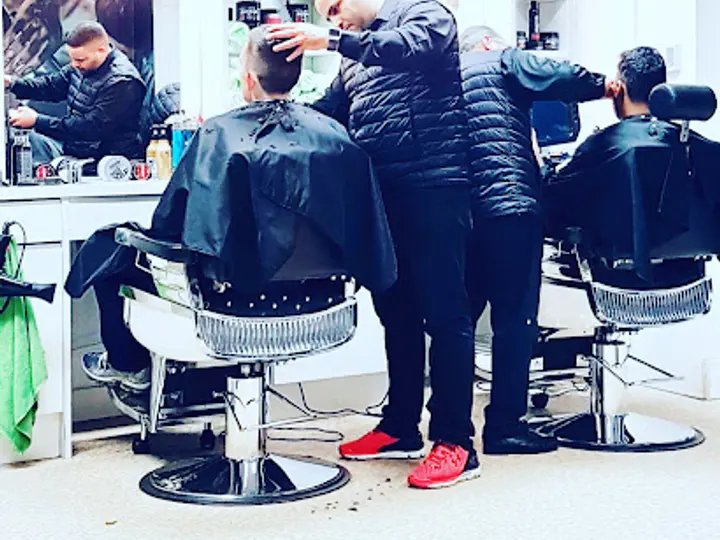 City Barber East Wall in Fairview