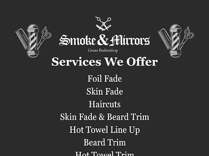 Smoke & Mirrors Gents Barbershop in Drogheda